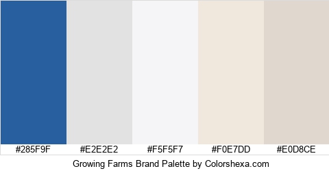 Growing Farms Brand Colors Logo