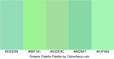 Grreens Palette Colors Logo
