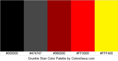 Grunkle Stan Color Colors Logo