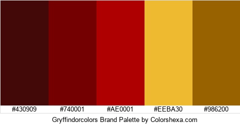 Gryffindorcolors Brand Colors Logo
