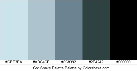 Gs: Snake Palette Colors Logo