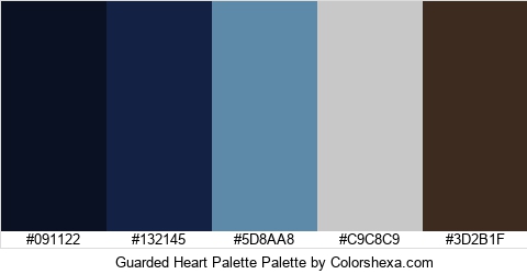 Guarded Heart Palette Colors Logo