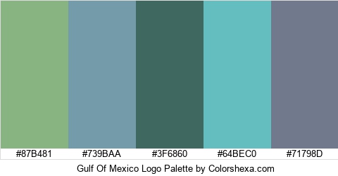 Gulf Of Mexico Logo Colors Logo