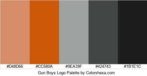 Gun Boys Logo Colors Logo