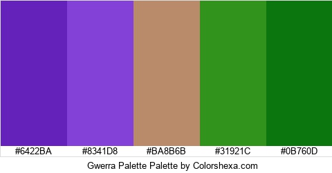 Gwerra Palette Colors Logo