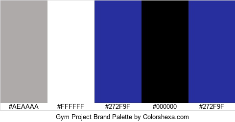 Gym Project Brand Colors Logo