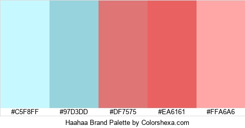 Haahaa Brand Colors Logo