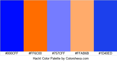 Hackt Color Colors Logo