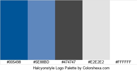 Halcyonstyle Logo Colors Logo