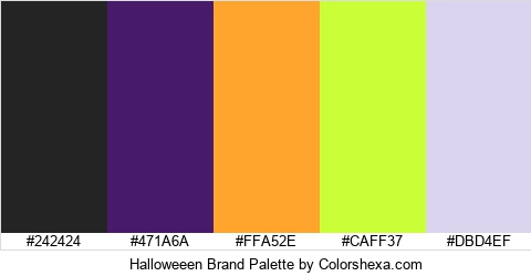 Halloweeen Brand Colors Logo