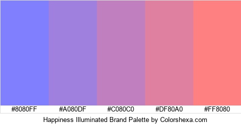 Happiness Illuminated Brand Colors Logo