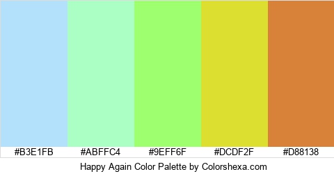 Happy Again Color Colors Logo