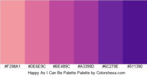Happy As I Can Be Palette Colors Logo