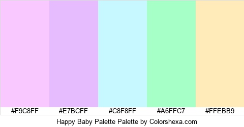 Happy Baby Palette Colors Logo