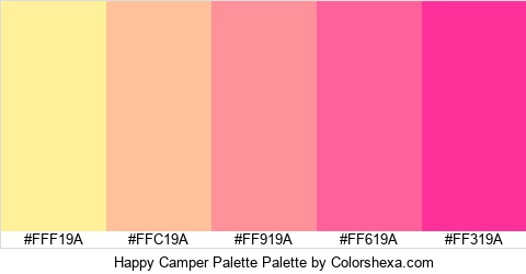 Happy Camper Palette Colors Logo