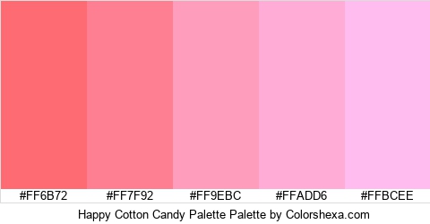 Happy Cotton Candy Palette Colors Logo