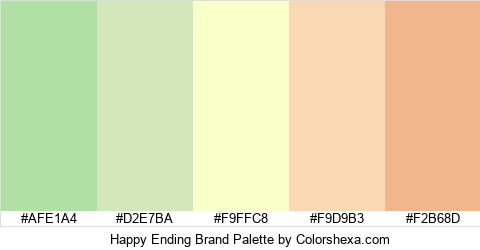 Happy Ending Brand Colors Logo