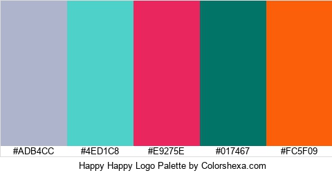 Happy Happy Logo Colors Logo