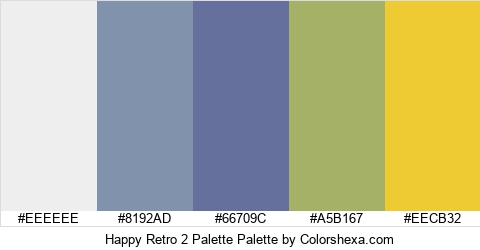 Happy Retro 2 Palette Colors Logo