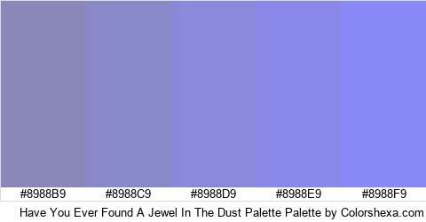 Have You Ever Found A Jewel In The Dust Palette Colors Logo