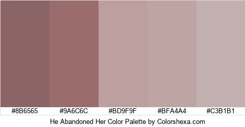He Abandoned Her Color Colors Logo