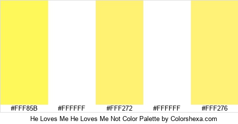 He Loves Me He Loves Me Not Color Colors Logo
