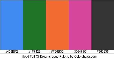 Head Full Of Dreams Logo Colors Logo
