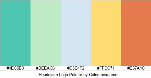 Headclash Logo Colors Logo