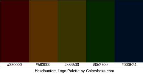 Headhunters Logo Colors Logo
