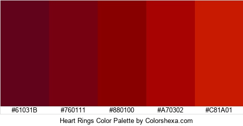 Heart Rings Color Colors Logo