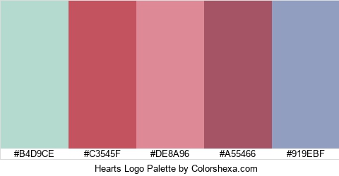 Hearts Logo Colors Logo