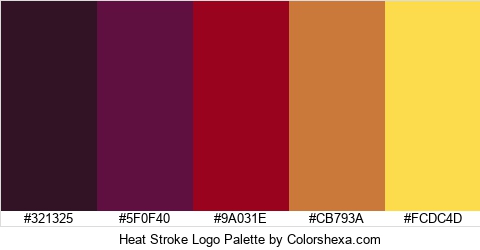 Heat Stroke Logo Colors Logo