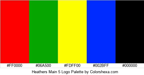 Heathers Main 5 Logo Colors Logo
