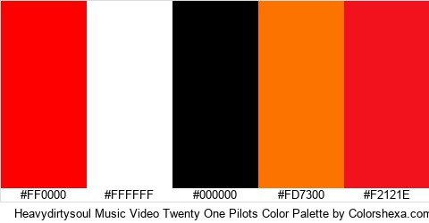 Heavydirtysoul Music Video Twenty One Pilots Color Colors Logo