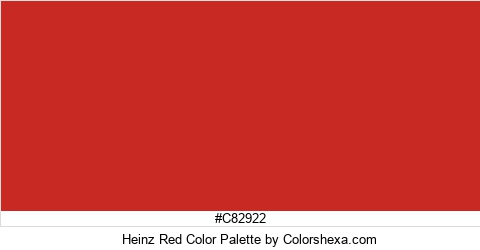 Heinz Red Color Colors Logo