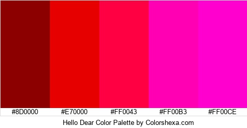 Hello Dear Color Colors Logo