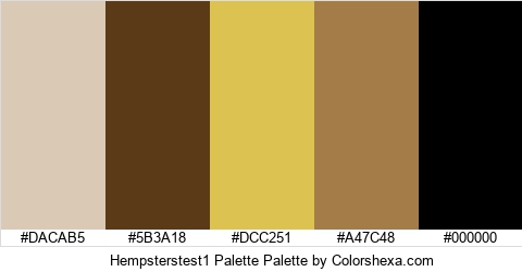 Hempsterstest1 Palette Colors Logo