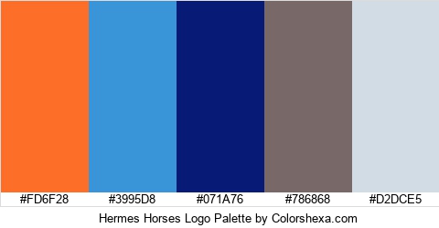 Hermes Horses Logo Colors Logo