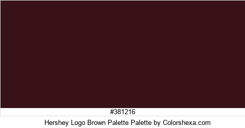 Hershey Logo Brown Palette Colors Logo