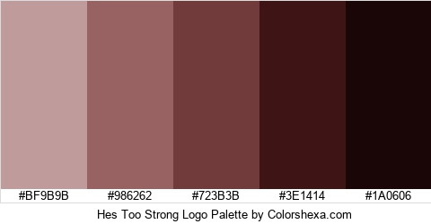 Hes Too Strong Logo Colors Logo