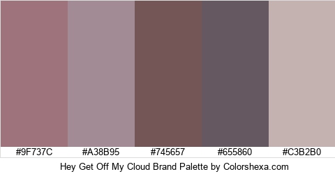 Hey Get Off My Cloud Brand Colors Logo