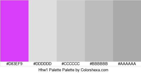 Hhw1 Palette Colors Logo