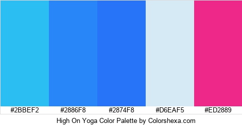 High On Yoga Color Colors Logo