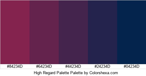 High Regard Palette Colors Logo
