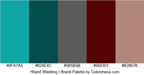 Hiland Wedding I Brand Colors Logo