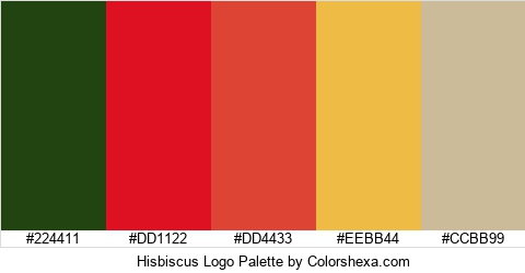 Hisbiscus Logo Colors Logo