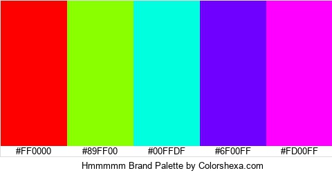 Hmmmmm Brand Colors Logo