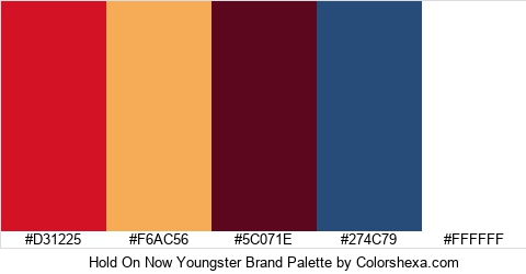 Hold On Now Youngster Brand Colors Logo