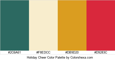 Holiday Cheer Color Colors Logo