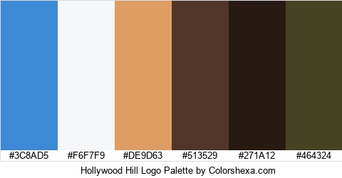 Hollywood Hill Logo Colors Logo